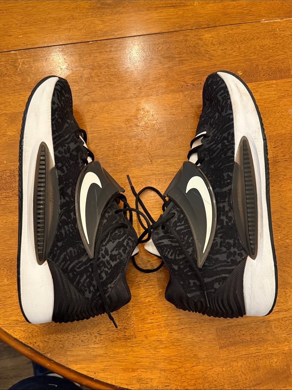 Nike Mens DM5040-001 KD 14 TB Promo Black White Basketball Shoes Size 17